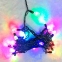 Электрогирлянда светодиодная "Сердца", 40 ламп, 5 м, многоцветная, 21352 - 1