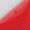 Папка-конверт с кнопкой МАЛОГО ФОРМАТА (250х135 мм), прозрачная, красная, 0,18 мм, BRAUBERG, 224030 - 4