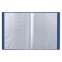 Папка 80 вкладышей BRAUBERG "Диагональ", темно-синяя, 0,9 мм, 221331 - 3