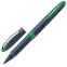 Ручка-роллер SCHNEIDER "One Business", ЗЕЛЕНАЯ, корпус темно-синий, узел 0,8 мм, линия письма 0,6 мм, 183004 - 1