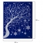 Украшение для окон и стекла ЗОЛОТАЯ СКАЗКА "Дерево в снежинках", 30х38 см, ПВХ, 591199 - 3
