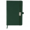 Ежедневник датированный 2022 А5 138x213 мм BRAUBERG "Control", под кожу, держатель для ручки, зеленый, 112810 - 3