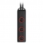 Наушники с микрофоном (гарнитура) DEFENDER FREEMOTION B675, Bluetooth, беспроводные, черные с красным, 63675 - 2