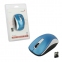 Мышь беспроводная GENIUS NX-7010, 2 кнопки + 1 колесо-кнопка, оптическая, бело-голубая, 31030114110 - 1