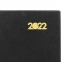 Ежедневник датированный 2022 (145х215 мм), А5, STAFF, твердая обложка бумвинил, черный, 113339 - 4