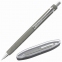 Ручка подарочная шариковая BRAUBERG Opus, СИНЯЯ, корпус серый с хромированными деталями, линия письма 0,5 мм, 143493 - 1
