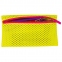 Пенал-косметичка BRAUBERG, сетка, "Neon", желтый, 23х14 см, 229026 - 4