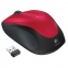 Мышь беспроводная LOGITECH M235, 2 кнопки+1 колесо-кнопка, оптическая, красно-чёрная, 910-002496 - 2