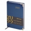 Ежедневник датированный 2022 А5 138x213 мм BRAUBERG "Senator", под кожу, синий, 112782 - 1