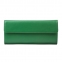 Портмоне женское FABULA "Every day", 190х90 мм, натуральная кожа, кнопка, зеленое, PJ.82.FP - 1