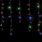 Электрогирлянда светодиодная ЗОЛОТАЯ СКАЗКА "Бахрома", 100 ламп, 2х0,5 м, многоцветная, 591270 - 1