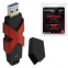 Флеш-диск 512 GB, KINGSTON DataTraveler HyperX Savage, USB 3.1, черный/красный, HXS3/512GB - 2