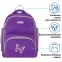 Рюкзак BRAUBERG CLASSIC, легкий каркас, премиум материал, Butterfly, фиолетовый, 37х32х21 см, 228830 - 2