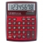 Калькулятор настольный CITIZEN CDC-80RDWB, МАЛЫЙ (135х109 мм), 8 разрядов, двойное питание, БУРГУНДИ - 2