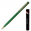 Ручка подарочная шариковая BRAUBERG "Slim Green", корпус зеленый, узел 1 мм, линия письма 0,7 мм, синяя, 141404 - 3