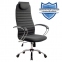 Кресло офисное МЕТТА BK-10CH, ткань-сетка, хром, серое - 1