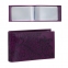 Визитница карманная BEFLER "Гипюр" на 40 визиток, натуральная кожа, тиснение, фиолетовая, V.43.-1 - 1