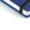 Блокнот А5 (144х212 мм), 100 л., твердая обложка, под кожу, на резинке, BRUNO VISCONTI, "VELVET", Темно-синий., 3-525/01 - 5