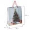 Пакет подарочный новогодний 26x12,7x32,4 см, ЗОЛОТАЯ СКАЗКА "Ель и подарки", ламинированный, 606564 - 6