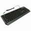 Клавиатура проводная игровая GEMBIRD KB-G20L, USB, 104 клавиши, с подсветкой, черная - 1