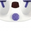 Ванночка для ног POLARIS PMB 1006, 80 Вт, 3 режима, 4 массажных ролика, защита от брызг, белая/фиолетовая - 5