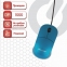 Мышь проводная SONNEN М-2241Bl, USB, 1000 dpi, 2 кнопки + 1 колесо-кнопка, оптическая, голубая, 512636 - 1