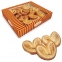 Печенье СЕМЕЙКА ОЗБИ "Мини-плюшки", ушки с маком и сахаром, 500 г, гофрокороб, 991 - 1