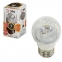 Лампа светодиодная ЭРА, 7 (60) Вт, цоколь E27, прозрачный шар, теплый белый свет, 30000 ч., LED smdP45-7w-827-E27-Clear, P45-7w-827-E27c - 1