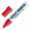 Маркер-краска лаковый (paint marker) MUNHWA "Jumbo", 8 мм, КРАСНЫЙ, нитро-основа, алюминиевый корпус, JPM-03 - 1