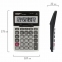 Калькулятор настольный металлический STAFF STF-2312 (175х107 мм), 12 разрядов, двойное питание, 250135 - 8