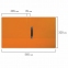 Папка на 2 кольцах BRAUBERG, картон/ПВХ, 35 мм, оранжевая, до 180 листов (удвоенный срок службы), 228386 - 8