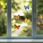 Украшение для окон и стекла ЗОЛОТАЯ СКАЗКА "Бабочки 3", 30х38 см, ПВХ, 591233 - 4