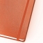 Блокнот А5 (142х214 мм), 100 л., твердая обложка, балакрон, на резинке, BRUNO VISCONTI, Оранжевый, 3-101/05 - 2