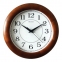 Часы настенные САЛЮТ ДС-ББ28-014, круг, белые, деревянная рамка, 31х31х4,5 см - 1