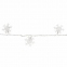 Электрогирлянда светодиодная ЗОЛОТАЯ СКАЗКА "Снежинки", 30 ламп, 3 м, многоцветная, 591268 - 4