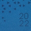 Еженедельник датированный 2022 МАЛЫЙ ФОРМАТ 95х155 мм А6, BRAUBERG "Glance", под кожу, синий, 112897 - 5