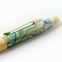 Ручка подарочная шариковая CROSS Botanica "Зеленая лилия", лак, латунь, позолота, черная, AT0642-4 - 4
