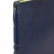 Блокнот А5 (140x200 мм), BRAUBERG "NEBRASKA", 112 л., гибкий, под кожу, ручка, линия, темно-синий, 110949 - 6