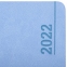 Ежедневник датированный 2022 А5 138x213 мм BRAUBERG "Metropolis Mix", под кожу, голубой, 112835 - 6