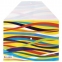 Папка-конверт с кнопкой BRAUBERG "EXPRESSION", А4, до 100 листов, разноцветные полосы, 0,18 мм, 221426 - 3