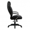 Кресло офисное МЕТТА "LK-12PL", экокожа, черное - 3