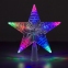 Звезда на ель ЗОЛОТАЯ СКАЗКА 10 LED, 16,5 см, прозрачный корпус, 3 цвета, на батарейках, 591272 - 1