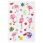 Наклейки зефирные "Фламинго", многоразовые, 10х15 см, ЮНЛАНДИЯ, 661794 - 2