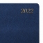 Ежедневник датированный 2022 БОЛЬШОЙ ФОРМАТ 210х297 мм А4, BRAUBERG "Iguana", под кожу, синий, 112909 - 6