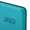 Ежедневник датированный 2022 А5 138x213 мм BRAUBERG "Stylish", под кожу, бирюзовый, 112789 - 6