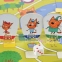 Игра-ходилка настольная детская "Три кота. Рыболовы", игровое поле, фишки, жетоны, ЗВЕЗДА, 8767 - 4