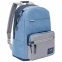 Рюкзак GRIZZLY молодежный, 1 отделение, карман для ноутбука, синий, 41х28х18 см, RQ-008-2/2. - 2
