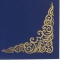 Папка адресная бумвинил с виньеткой, формат А4, синяя, индивидуальная упаковка, STAFF "Basic", 129582 - 4