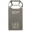 Флеш-диск 64 GB, SILICON POWER Touch T50, USB 2.0, металлический корпус, серебристый, SP64GBUF2T50V1C - 1