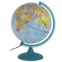 Глобус политический/физический диаметр 250 мм, рельефный, с подсветкой, 105447 - 1